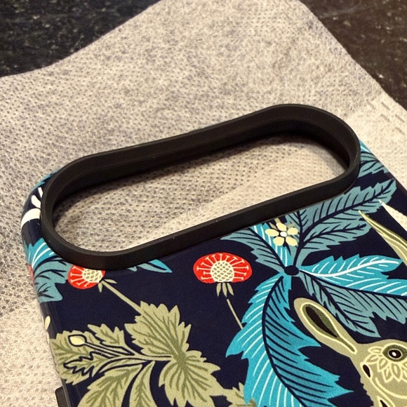 iPhone 17 Air phone case - ‘Morris Hare’ by Kate Heiss - Floral Rabbit - Picture 4 of 4